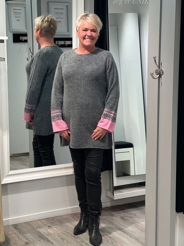 Genser Dark Grey Melange